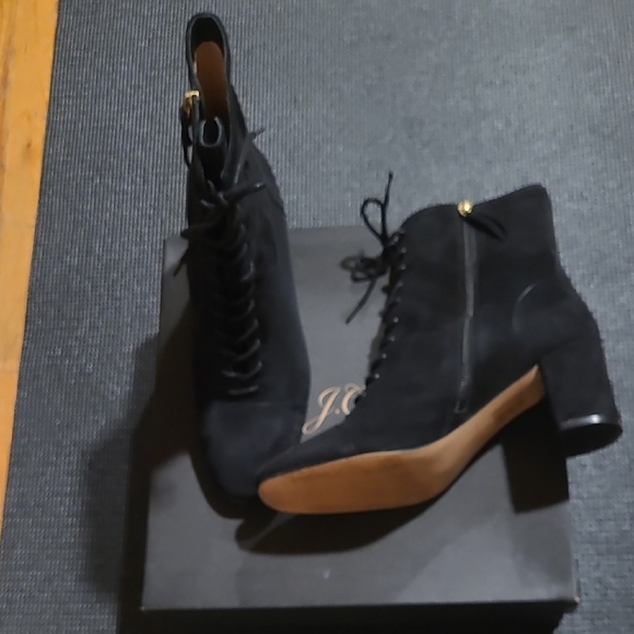 J. Crew Black Ankle Boots - Picture 1 of 10